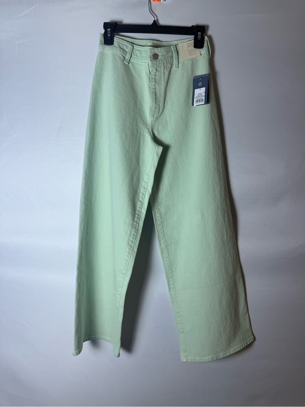 Target Wide-Leg Jeans in Mint Green